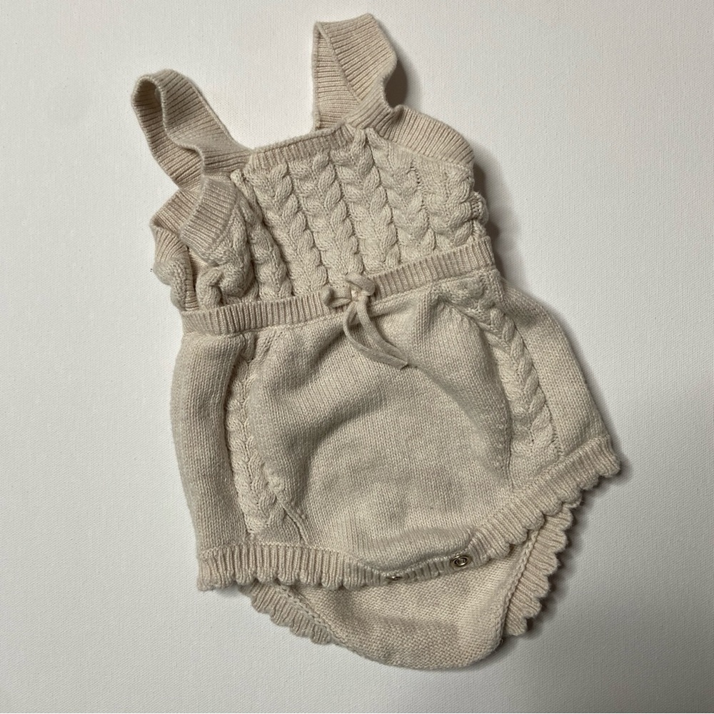 Cat & Jack Knit Romper - Cream